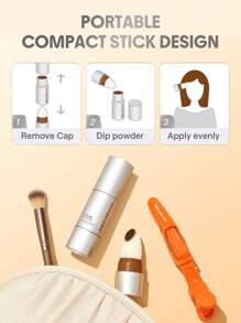 SHEGLAM HAIR Fix & Fill Hairline Powder-Auburn,4-IN-1 Hairline Powder Stick For Hairline,Parted Hair,Contour Powder And Brow Powder,Quick Fix For Sparse Hairline,Hair Shadow Powder,Root Touch Up Hair Powder,Long-Lasting Results & Won't Clog Follicles,Fine Texture & No Clumping For Women & Men Graduation Birthday Holiday Summer Fall Autumn Y2K Fancy Fashion Women Makeup Cosmetic Party Beach Travel Camping Outdoors School Campus Festivals Decor Gift Present Rose Girl Best Color Charm Vibe Pink Christmas New Year Thanksgiving Day Valentine's Day