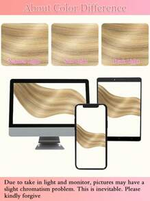 Tape In Hair Extensions Human Hair 14-22" Straight Seamless Skin Weft Hair Extension Tape In Hair Tape Ins Hair Extensions - S12/24 - View 8