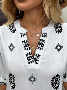 EMERY ROSE Robe mi-longue pour femme, mode pour l'été