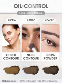 SHEGLAM HAIR 修復和填充髮際線粉 - 香料，四合一髮際線粉棒，分叉頭髮，修容粉和眉粉，快速修復稀疏髮際線，髮影粉，根部修飾髮粉，效果持久，不會堵塞毛囊，質地細膩，不結塊，男女皆宜 生日 禮物 假期 粉紅色的 氛圍 化妝品 旅行 學校 節慶 玫瑰 展示 女孩 魅力 護髮 母親節 想要 時尚 銳舞派對 - Sable - 查看 5