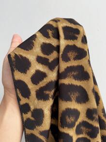 Maweii 大码豹纹休闲海滩度假衬衫上衣