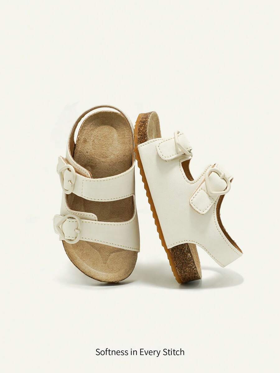 Cozy Pixies Frühlings-/Sommer Mode vielseitige Klettverschluss Herz Deko weiche bequeme Flach Sandalen für Kleinkind Mädchen & Kinder, Strandschuhe