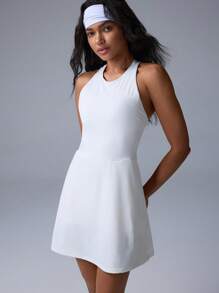 Fluxe 女士纯色针织露背吊带运动连体衣