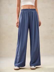 OutZeal Pantaloni a vita alta con tessuto tecnico traspirante e ad aria, leggeri come piume, con vita regolabile e gamba larga, ideali per attività estive e casual quotidiane