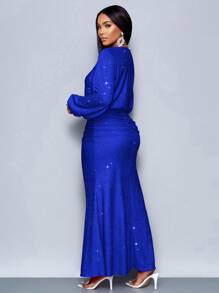 SOLERSUN Suitable For Christmas Party Vacation & Dating & Valentine's Day Dating Pink Color Elegant Mermaid Hem Bodycon Sexy Dress Fall Cloth For Women