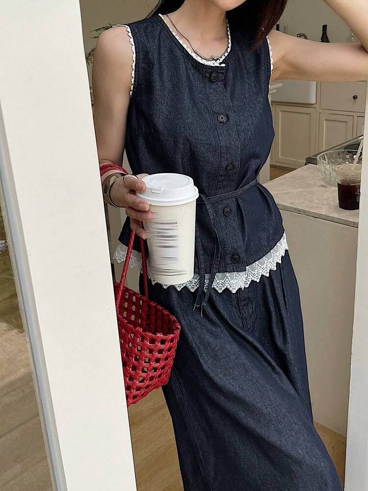 New Summer Fashion Leisure Denim Outfit For Ladies, Rejuvenating