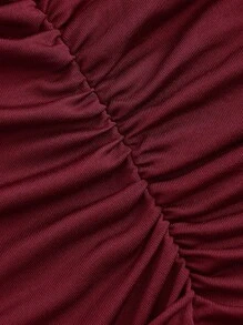 Auralis 3pcs/Set Plus Size Women's Sleeveless Form-Fitting Basic Camisole Set Spring To Summer - Burgundy - View 11