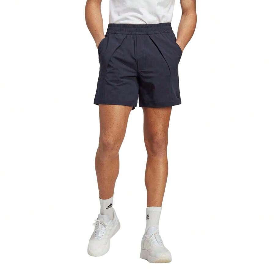 Adidas M CE Q1 SHORTS - Navy Blue - View 1