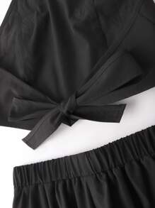 SHEIN LUNE Conjuntos de dos piezas para mujeres para uso diario - Negro - Ver 7