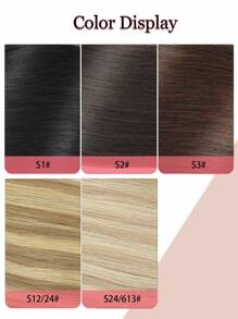 Tape In Hair Extensions Human Hair 14-22" Straight Seamless Skin Weft Hair Extension Tape In Hair Tape Ins Hair Extensions - S12/24 - View 9