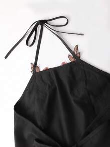 SHEIN LUNE Conjuntos de dos piezas para mujeres para uso diario - Negro - Ver 5