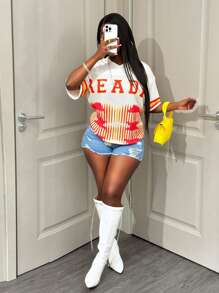 BamGleam Street 88 Digitales Rundhals T-Shirt