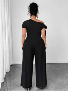 Elenzga 大码女式优雅时尚百搭休闲个性化服装，适合夏季、返校季、毕业典礼、节假日、情人节、音乐节、母亲节、万圣节、感恩节、复活节、国庆节、舞会、约会、派对、郊游