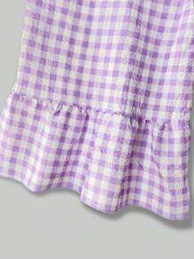 INAWLY Women Plaid Pants, Fashion Suitable For Summer Fall Cloth For Women - Purple - View 5