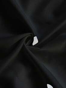 INAWLY 2pcs Women's Minimalist Polka Dot Set, Spring/Summer - Black - View 6