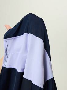 SHEIN Áo thun thể thao ngoài trời tay ngắn, cổ tròn cho trẻ em, màu tương phản, in phản quang 3M, áo thun thể thao ngoài trời tay ngắn - Nhiều màu - Xem 12