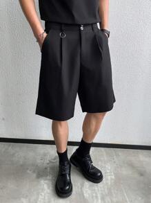 Manfinity Hypemode Short décontracté ample pour hommes, short de bureau professionnel, cadeau pour un petit ami ou un mari, pour la rentrée scolaire