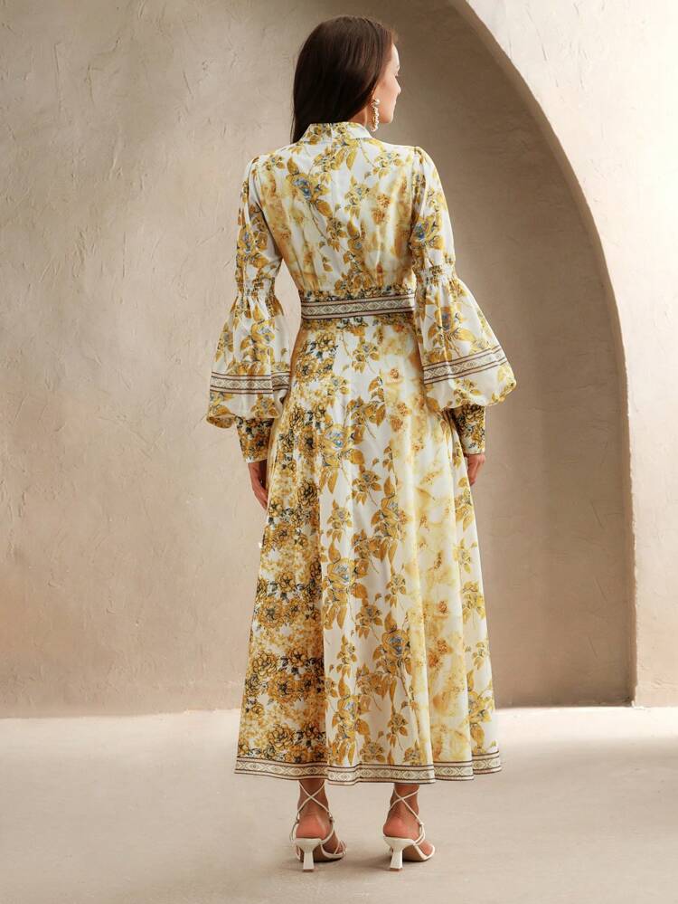 Vestito ricamato da donna per primavera/estate, vestito a-line bianco con elegante ricamo decorativo