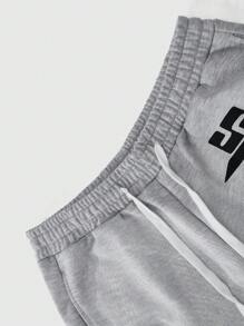 Manfinity Streetrush Manfinity Streetrush Young Men's Street Style & Casual Drawstring Waist Sports Shorts With Irregular Floral Pattern Design, Bright And Cheerful, Suitable For Streetwear, Daily Casual, Holiday Wear, Gift For Boyfriend/Husband, Couple Outfits Zip Up Hoodie Men  Zip Up Hoodie Y2k Flower Hoodie Men Streetwear Men Shorts Men S Street Wear Shorts,Hip-Hop Street,Boy Friend Gifts,Streetwear Men,Foam Printing