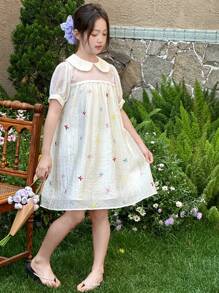 DAZY Tween Girls Fall Dress,Back To School Clothes - White - View 7