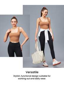LUVLETTE Yoga-Tanktop mit geringer Auswirkung für den täglichen aktiven Einsatz, lässig-sportlich als Oberbekleidung, Basis-Sport-BH, bequeme Muss-Habe-Artikel