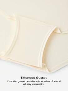 LUVLETTE 3 条装透气棉质高腰基本款三角裤女士内衣内裤套装也适合青少年女孩和儿童 - 彩色 - 查看 7