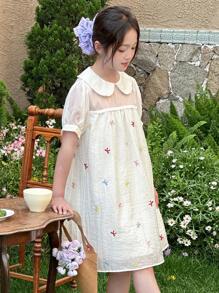 DAZY Tween Girls Fall Dress,Back To School Clothes - White - View 6