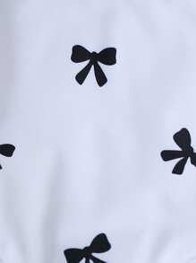 SHEIN 婴儿/宝宝女孩蝴蝶图案印花长袖连体泳衣