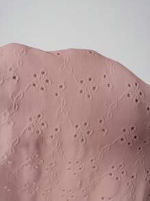 SHEIN Clasi Women's Perforated Textured Knot Front Camisole Tank Top, Sexy And Fashionable