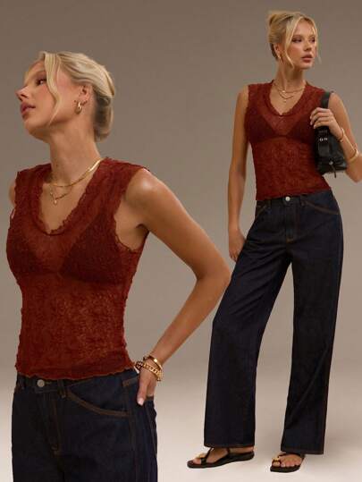 SHEIN Forever 21 Ropa de verano para mujer para fiestas de graduación/formal/playa/vacaciones/linda/estilo occidental/casual de negocios/elegante/cumpleaños/salir/club/oficina/festival/rave/trabajo/elegante/concierto de música country/brunch/crucero/estilo antiguo/aeropuerto/modesta/iglesia/estilo hada/coqueta/sexy/divertida/hippie/fiesta del té/Y2K/ropa de calle/años 2000/disco/vacaciones de primavera/invitada de boda/cóctel/vintage/ajustado/resort/sin mangas/blusa transparente