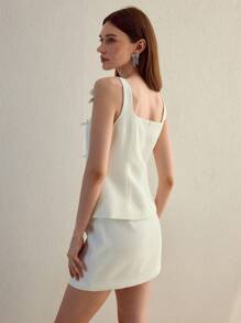 MOTF STUDIO WOMEN TWO PIECES OUTFITS FOR DAILY WEAR - White - View 3