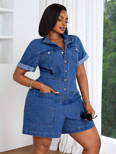 SHEIN SXY Autumn Outfits For Women Plus Size Dress Autumn Outfits For Women Festival Outfits Jumpsuit Business Casual Woman