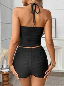 INAWLY Conjunto de dos piezas para mujer para uso diario