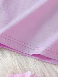 5pcs Young Girls' Basic Casual Simple Solid Color Soft Comfortable Camisole Undershirts, Summer