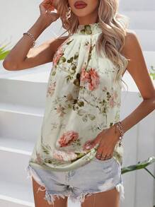 Breezaya 女士无袖时尚夏季衬衫 - 彩色 - 查看 3