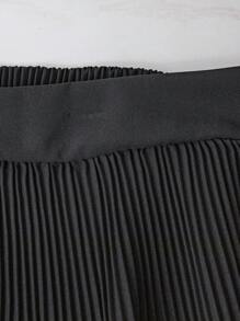 Regalyn Pantalones cortos casuales de talla grande con decoración de botones de unicolor para el verano