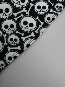 Manfinity Swimmode Bañadores de tronco con estampado de calavera para hombres para playa y vacaciones, troncos deportivos de exterior, para verano, con estilo hawaiano