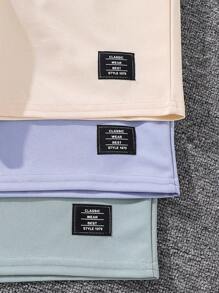 6 件套青少年男孩舒适休闲金属项链装饰圆领短袖 T 恤和短裤套装，非常适合外出、街头、派对、居家穿着