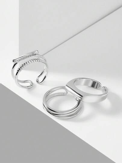 MOTF PREMIUM 3 PIEZAS ANILLO ABIERTO DIARIO