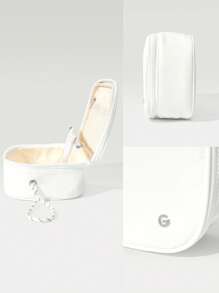 GLOWMODE 3L Sport Large Capacity Water-Repellant Essentials Zippered Kit Storage Bag Daily Casual Travel Trip - White - View 5