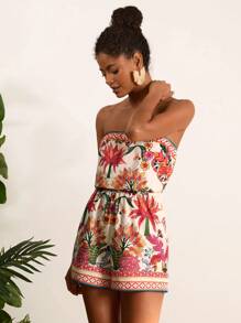 Travachic Woven Printed Strapless Jumpsuit For Women, Vacation Style, Woven Graphic Printed, Casual Summer Vacation Outfits Woman, Bohemia Beach Vacation Outfits, Boho Chic, Country Concert Outfit, Holiday Festival Outfits, Beach Outfits For Woman, Summer Outfits For Women, Graduation Outfit, Old Money Style Women, Mother's Day