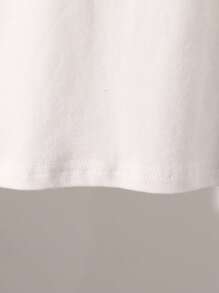 SHEIN Genkimix Kids 每包3件，女童休闲印花圆领短袖T恤，夏季可爱款 - 彩色 - 查看 4