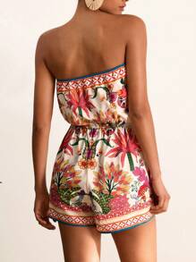 Travachic Woven Printed Strapless Jumpsuit For Women, Vacation Style, Woven Graphic Printed, Casual Summer Vacation Outfits Woman, Bohemia Beach Vacation Outfits, Boho Chic, Country Concert Outfit, Holiday Festival Outfits, Beach Outfits For Woman, Summer Outfits For Women, Graduation Outfit, Old Money Style Women, Mother's Day