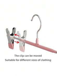 Non-Slip Clothes Hanger - Secure Pants & Skirt Clips Space-Saving Wardrobe Organizer Durable Stainless Steel Hangers For Home Office Travel Storage