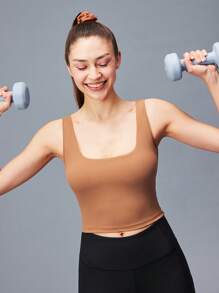 LUVLETTE Yoga-Tanktop mit geringer Auswirkung für den täglichen aktiven Einsatz, lässig-sportlich als Oberbekleidung, Basis-Sport-BH, bequeme Muss-Habe-Artikel