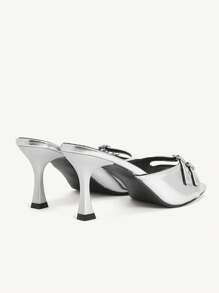 CUCCOO CHICEST Sandali con tacco alto a punta e con decorazione a perle, eleganti e adatti per occasioni formali