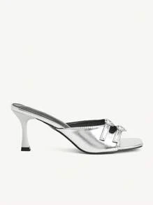 CUCCOO CHICEST Sandali con tacco alto a punta e con decorazione a perle, eleganti e adatti per occasioni formali