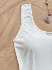 Soleia 女士 2 件卡其色休闲修身 V 领吊带背心和岛屿元素印花短裤套装，度假、海滩、派对、下午茶、夏季服装 - 彩色 - 查看 3