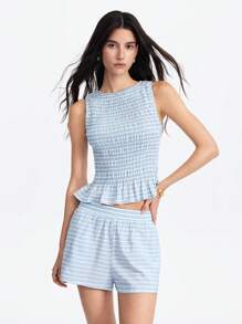 LYSMO Conjunto de dos piezas para mujer para uso diario - Multicolor - Ver 5