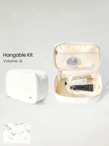 GLOWMODE 3L Sport Large Capacity Water-Repellant Essentials Zippered Kit Storage Bag Daily Casual Travel Trip - White - View 1